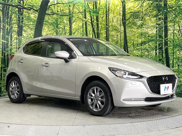 MAZDA2 15S サンリットシトラス 4WD 8インチマツダコネクト 全周囲カメラ スマートブレーキサポート レーダークルーズ 禁煙車 ドラレコ コーナーセンサー スマートキー LEDヘッド オートハイビーム 車線逸脱警報 オートライト(16枚目)