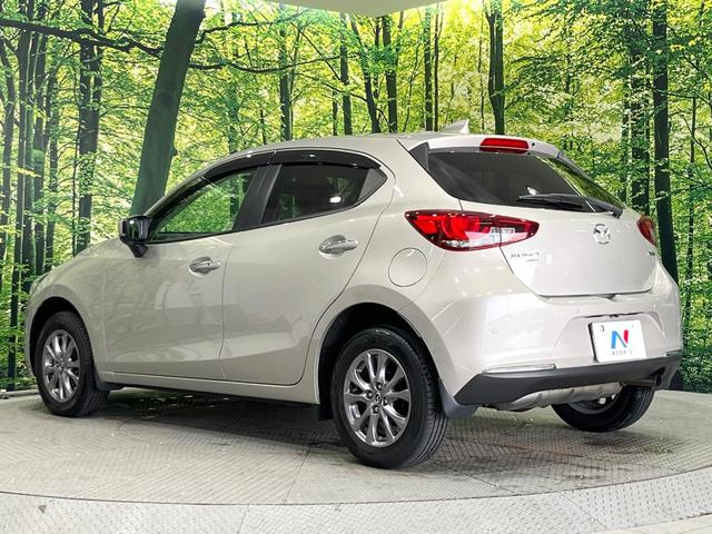 MAZDA2 15S サンリットシトラス 4WD 8インチマツダコネクト 全周囲カメラ スマートブレーキサポート レーダークルーズ 禁煙車 ドラレコ コーナーセンサー スマートキー LEDヘッド オートハイビーム 車線逸脱警報 オートライト(62枚目)
