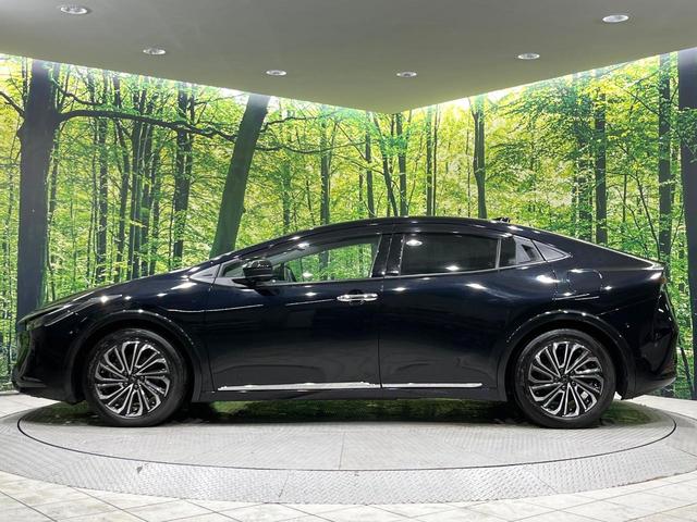 プリウス Ｚ　４ＷＤ　禁煙車　１２。３インチディスプレイオーディオ　全周囲カメラ　寒冷地仕様　プリクラッシュセーフティ　レーダークルーズ　半革シート　前席シートエアコン　パワーシート　コーナーセンサー　スマートキー（50枚目）