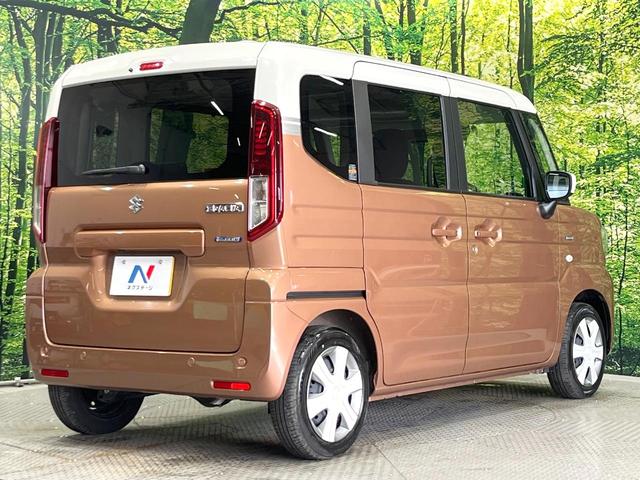 スペーシア ハイブリッドＸ　４ＷＤ　両側電動ドア　バックカメラ　スズキセーフティサポート　禁煙車　ドラレコ　コーナーセンサー　スマートキー　ＬＥＤヘッド　ＥＴＣ　オートハイビーム　車線逸脱警報　オートライト　オートエアコン（17枚目）