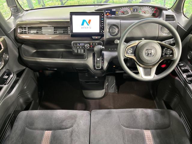 Ｎ－ＢＯＸカスタム Ｇ・Ｌホンダセンシング　４ＷＤ　両側電動ドア　純正ＳＤナビ　バックカメラ　ホンダセンシング　アダプティブクルーズコントロール　禁煙車　シートヒーター　コーナーセンサー　スマートキー　ＬＥＤヘッド　ビルトインＥＴＣ（2枚目）