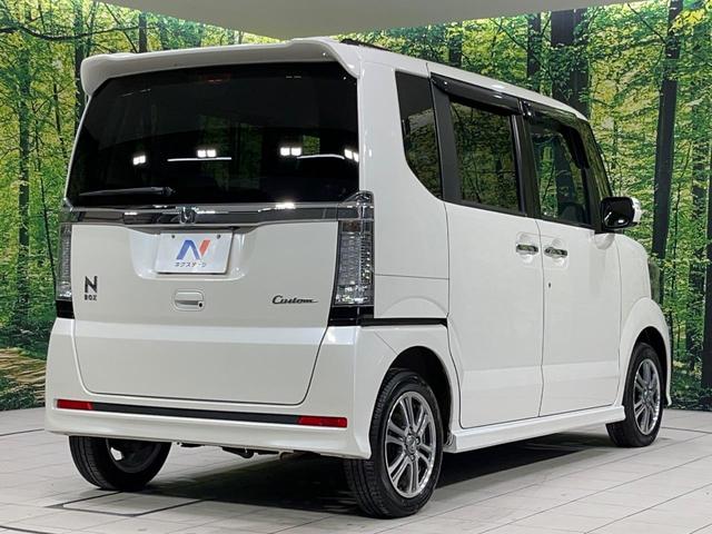 N-BOXカスタム G・Lパッケージ 4WD SDナビ バックカメラ シティブレーキアクティブシステム 禁煙車 前席シートエアコン スマートキー HIDヘッド オートライト オートエアコン Bluetooth フルセグ HIDフォグ(19枚目)