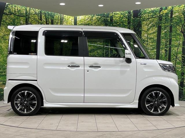 スペーシアカスタム ハイブリッドXS 4WD 両側電動ドア デュアルセンサーブレーキサポート 禁煙車 ドラレコ コーナーセンサー スマートキー LEDヘッド 純正15インチアルミ オートハイビーム 車線逸脱警報 オートライト(25枚目)