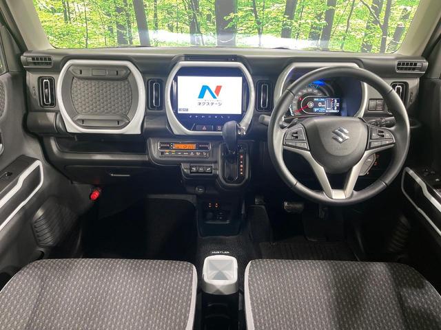 ハスラー ハイブリッドＸターボ　本州仕入れ　４ＷＤ　純正９インチナビ　全周囲カメラ　デュアルカメラブレーキサポート　レーダークルーズ　禁煙車　ドラレコ　コーナーセンサー　スマートキー　ＬＥＤヘッド　ＥＴＣ　純正１５インチＡＷ（2枚目）