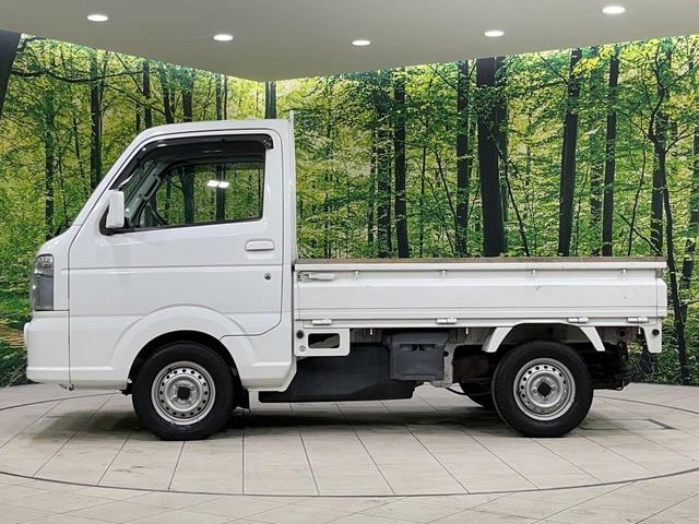 キャリイトラック KX 本州仕入れ 4WD MT車 純正12インチスチールホイール CD再生 フォグライト ヘッドライトレベライザー パワーウィンドウ AUX ブラックインテリア(24枚目)