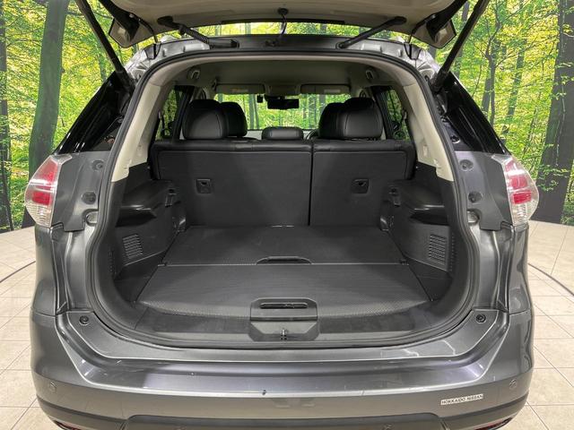 エクストレイル ２０Ｘｔ　エマージェンシーブレーキパッケージ　４ＷＤ　メーカーオプションナビ　全周囲カメラ　エマージェンシーブレーキ　禁煙車　電動リアゲート　レザーシート　ドラレコ　コーナーセンサー　ＬＥＤヘッド　ビルトインＥＴＣ　クルコン　純正１７インチＡＷ（10枚目）