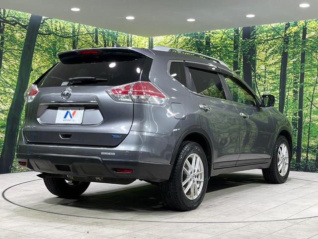 エクストレイル ２０Ｘｔ　エマージェンシーブレーキパッケージ　４ＷＤ　メーカーオプションナビ　全周囲カメラ　エマージェンシーブレーキ　禁煙車　電動リアゲート　レザーシート　ドラレコ　コーナーセンサー　ＬＥＤヘッド　ビルトインＥＴＣ　クルコン　純正１７インチＡＷ（17枚目）