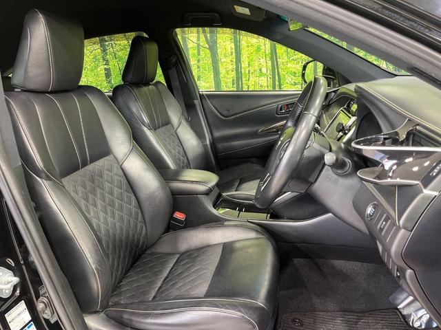 ハリアー エレガンス　４ＷＤ　９インチＳＤナビ　バックカメラ　寒冷地仕様　禁煙車　パワーシート　スマートキー　ＬＥＤヘッド　ビルトインＥＴＣ　純正１７インチアルミ　デュアルエアコン　Ｂｌｕｅｔｏｏｔｈ　ＣＤ　ＤＶＤ再生（8枚目）