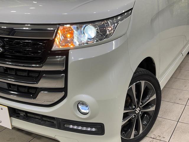 スペーシアカスタムZ ターボ 4WD ターボ 両側電動ドア メモリーナビ 全周囲カメラ デュアルカメラブレーキサポート 禁煙車 シートヒーター スマートキー HIDヘッド ビルトインETC クルコン 車線逸脱警報 誤発進抑制機能(12枚目)