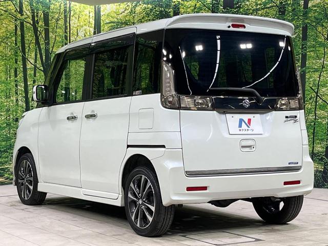 スペーシアカスタムZ ターボ 4WD ターボ 両側電動ドア メモリーナビ 全周囲カメラ デュアルカメラブレーキサポート 禁煙車 シートヒーター スマートキー HIDヘッド ビルトインETC クルコン 車線逸脱警報 誤発進抑制機能(25枚目)