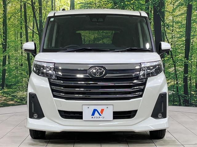 ルーミー カスタムＧ　４ＷＤ　両側電動ドア　ＳＤナビ　バックカメラ　寒冷地仕様　スマートアシスト　レーダークルーズ　禁煙車　コーナーセンサー　スマートキー　ＬＥＤヘッド　ＥＴＣ　純正１４インチアルミ　オートハイビーム（14枚目）