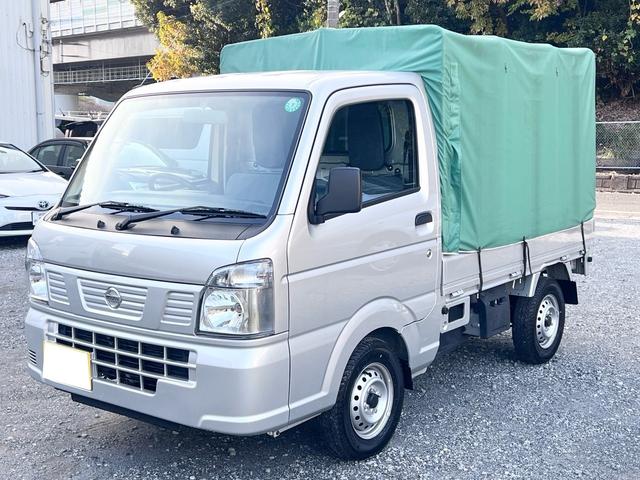 NT100クリッパートラック 幌車 走行距離1000km台 禁煙車 MT5速 AC ライトレベライザー Wエアバッグ(4枚目)