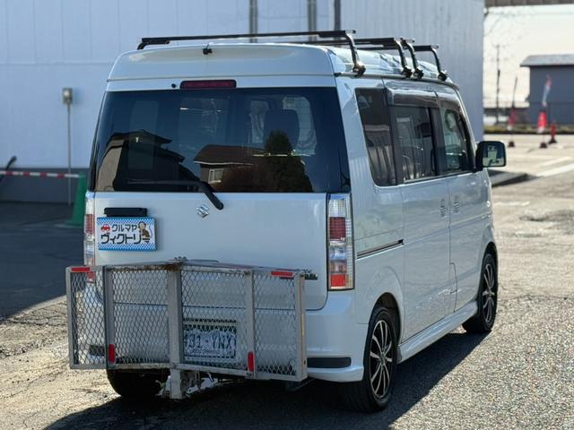 エブリイワゴン ＰＺターボスペシャル　ナビバックカメラ　両側パワースライドドア　電動サイドステップ　ヒッチメンバー　ルーフキャリア（5枚目）