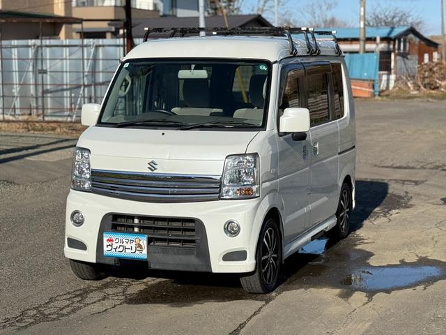 エブリイワゴン ＰＺターボスペシャル　ナビバックカメラ　両側パワースライドドア　電動サイドステップ　ヒッチメンバー　ルーフキャリア（12枚目）