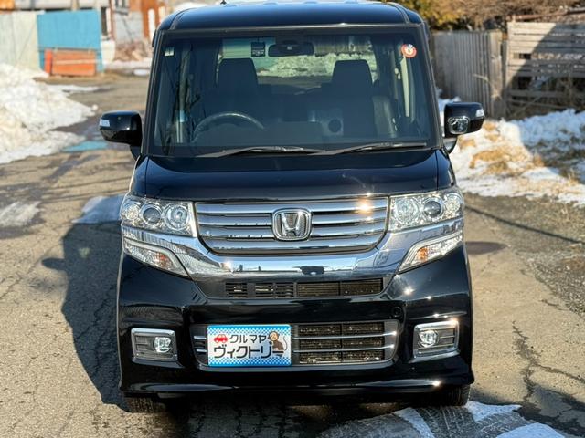 Ｎ－ＢＯＸカスタム Ｇ　ターボＳＳブラックスタイルパッケージ　ナビバックカメラ　両側パワースライドドア　エンスタ（4枚目）