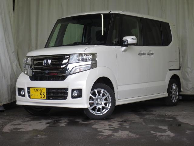 Ｎ－ＢＯＸカスタム Ｇ・Ｌパッケージ　４ＷＤ　走行５．８万ｋｍ　ＢＴ対応ナビ　ワンセグＴＶ　ＨＩＤヘッドライト　パワースライドドア　ＡＷ一式車載（43枚目）