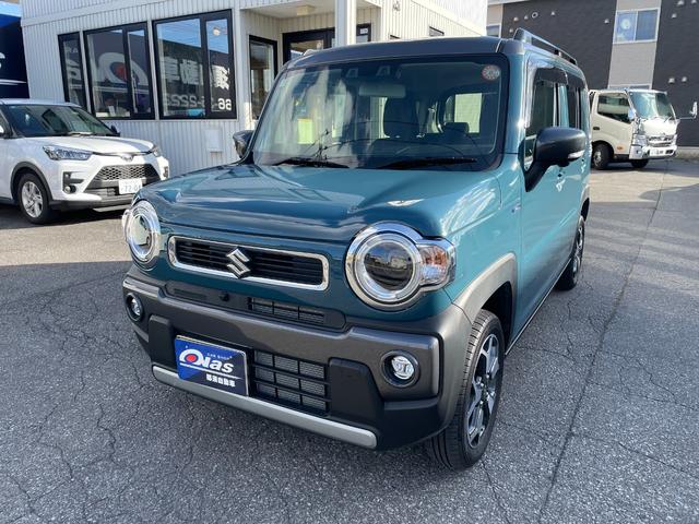 ハスラー ハイブリッドＸターボ　全方位モニター９インチメモリーナビ・フルセグＴＶ装着車　Ａｐｐｌｅ　ＣａｒＰｌａｙ　Ａｎｄｒｏｉｄ　Ａｕｔｏ対応　Ｂｌｕｅｔｏｏｔｈ　ＤＶＤ　ＵＳＢ　夏　冬タイヤ　ＬＥＤライト　アダプティブクルーズ（2枚目）