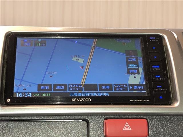 ハイエースバン ロングスーパーＧＬ　ダブルエアコン　運転席エアバッグ　ドラレコ　イモビライザー　オートエアコン　フルタイム４ＷＤ　メモリナビ　寒冷地仕様車　パワーステアリング　ワンセグＴＶ　ＥＴＣ車載器　キーレス　ＡＢＳ　ナビ＆ＴＶ（3枚目）