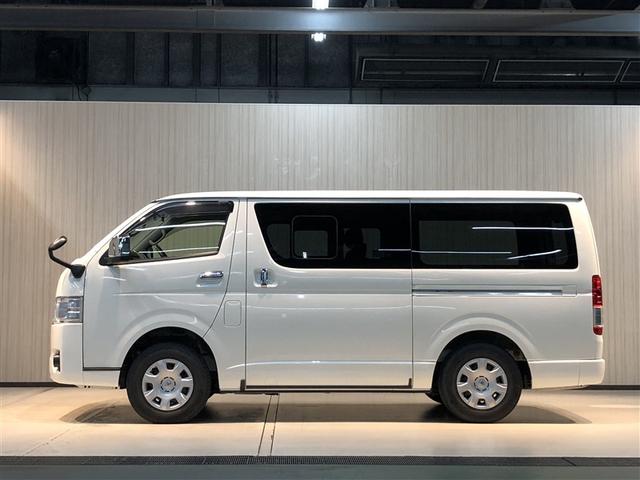 ハイエースバン ロングスーパーＧＬ　ダブルエアコン　運転席エアバッグ　ドラレコ　イモビライザー　オートエアコン　フルタイム４ＷＤ　メモリナビ　寒冷地仕様車　パワーステアリング　ワンセグＴＶ　ＥＴＣ車載器　キーレス　ＡＢＳ　ナビ＆ＴＶ（6枚目）
