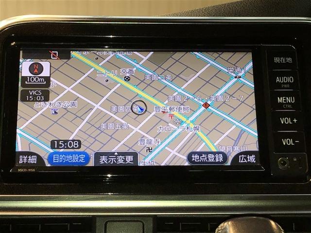 シエンタ Ｇ　衝突被害軽減　ウォークスルー　ＶＳＣ　リアカメラ　デュアルパワースライドドア　メディアプレイヤー接続　４ＷＤ車　キーフリーシステム　ＡＡＣ　パワーウインドウ　ナビ＆ＴＶ　寒冷地　三列シート　メモリナビ（3枚目）