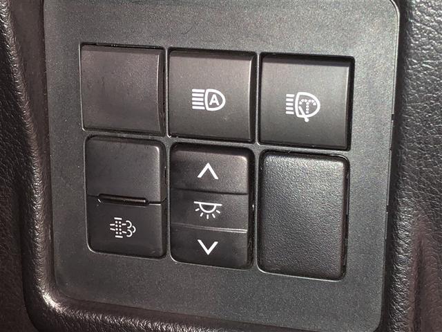 ヘッドランプにウォッシャー液を噴射します。