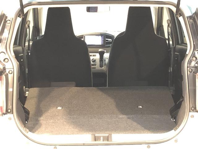 リヤシートを倒すことによって、さらにラゲージスペースを広く使うことができ、とても便利です！