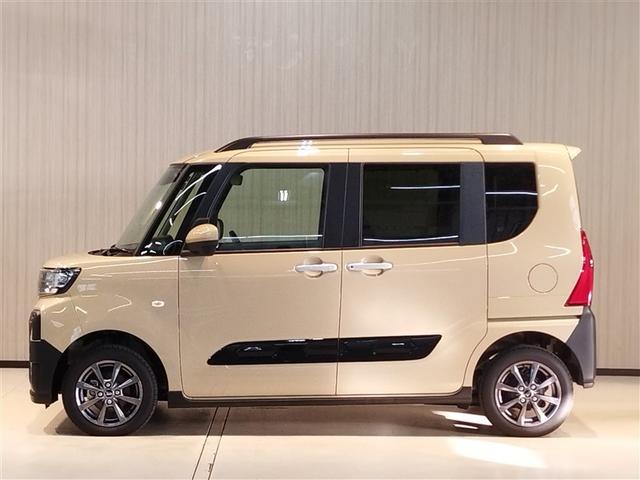 タント ファンクロス　衝突軽減　フルタイム４ＷＤ　ＤＶＤ　サイドエアバック　バックモニター　ＬＥＤヘッド　ミュージックプレイヤー接続可　ＥＳＣ　ベンチシート　キーフリー　エアコン　盗難防止システム　スマートキー　ＡＢＳ（6枚目）