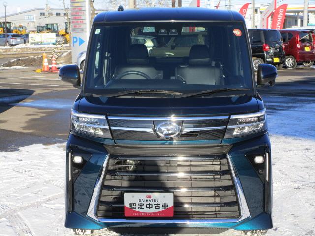 タント カスタムＲＳ　４ＷＤ　ターボ　両側パワースライドドア　ＬＥＤヘッドライト　オートライト　オートエアコン　オーディオレス　シートヒーター　前後コーナーセンサー　後席テーブル　アイドリングストップ（2枚目）