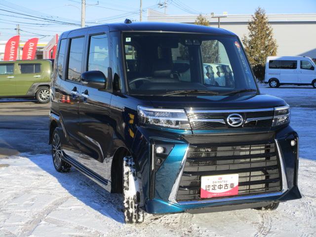 タント カスタムＲＳ　４ＷＤ　ターボ　両側パワースライドドア　ＬＥＤヘッドライト　オートライト　オートエアコン　オーディオレス　シートヒーター　前後コーナーセンサー　後席テーブル　アイドリングストップ（4枚目）