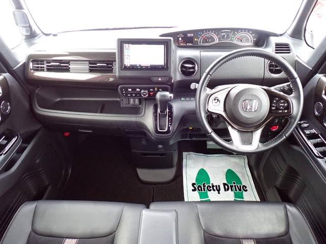 Ｎ－ＢＯＸカスタム Ｇ・Ｌターボホンダセンシング　４ＷＤ　社外ナビ　バックカメラ　フルセグ　ＥＴＣ　ハーフレザーシート　アダプティブクルーズコントロール　両側パワースライドドア　純正エンジンスターター　ＬＥＤヘッドライト　前後ドライブレコーダー（13枚目）