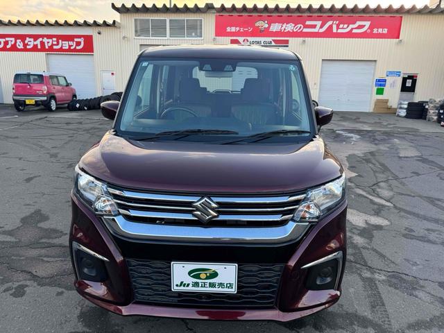 ソリオ Ｇ　４ＷＤ　ナビ　ＴＶ　両側スライド・片側電動　クリアランスソナー　レーンアシスト　衝突被害軽減システム　オートライト　スマートキー　ウォークスルー　ＣＶＴ　盗難防止システム　衝突安全ボディ　ＡＢＳ（2枚目）