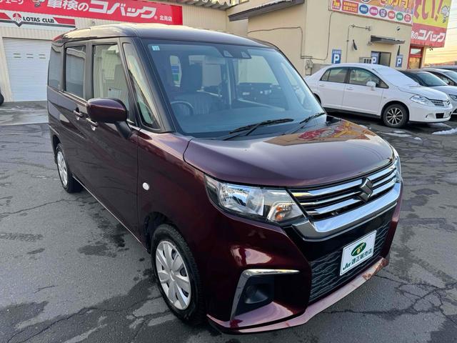 ソリオ Ｇ　４ＷＤ　ナビ　ＴＶ　両側スライド・片側電動　クリアランスソナー　レーンアシスト　衝突被害軽減システム　オートライト　スマートキー　ウォークスルー　ＣＶＴ　盗難防止システム　衝突安全ボディ　ＡＢＳ（3枚目）