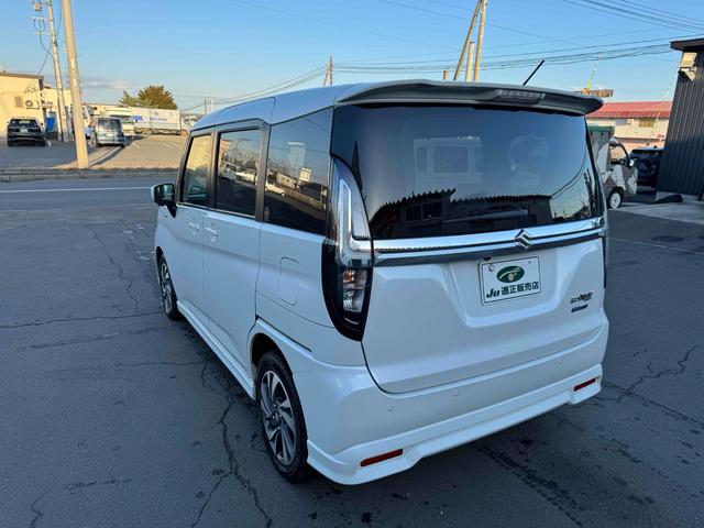 ソリオバンディット ハイブリッドMV 4WD 全周囲カメラ ナビ クリアランスソナー オートクルーズコントロール レーンアシスト 衝突被害軽減システム 両側電動スライドドア オートライト LEDヘッドランプ スマートキー(7枚目)