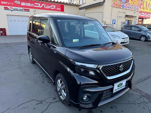 ソリオバンディット ハイブリッドMV 4WD 全周囲カメラ ナビ TV クリアランスソナー オートクルーズコントロール レーンアシスト 衝突被害軽減システム 両側電動スライドドア オートライト LEDヘッドランプ スマートキー(3枚目)