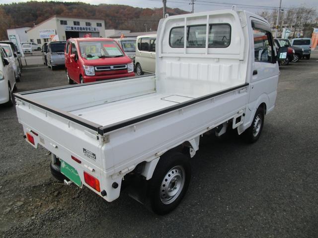 キャリイトラック KCエアコン・パワステ 切り替え4WD ABS Wエアバック サイドバイザー アオリガード(8枚目)