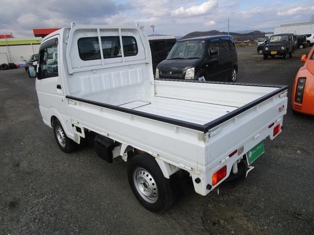 キャリイトラック KCエアコン・パワステ 切り替え4WD ABS Wエアバック サイドバイザー アオリガード(11枚目)