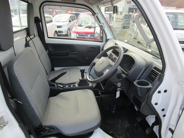 キャリイトラック KCエアコン・パワステ 切り替え4WD ABS Wエアバック サイドバイザー アオリガード(12枚目)