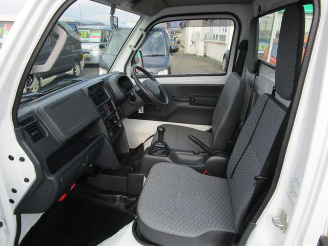 キャリイトラック KCエアコン・パワステ 切り替え4WD ABS Wエアバック サイドバイザー アオリガード(14枚目)