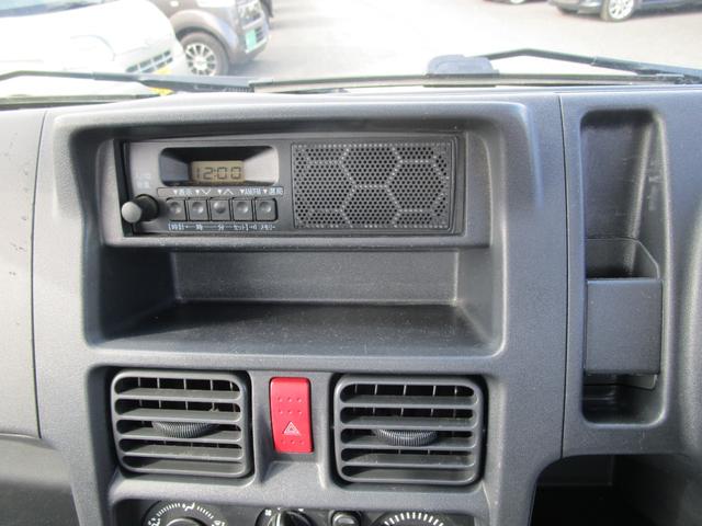 キャリイトラック KCエアコン・パワステ 切り替え4WD ABS Wエアバック サイドバイザー アオリガード(16枚目)