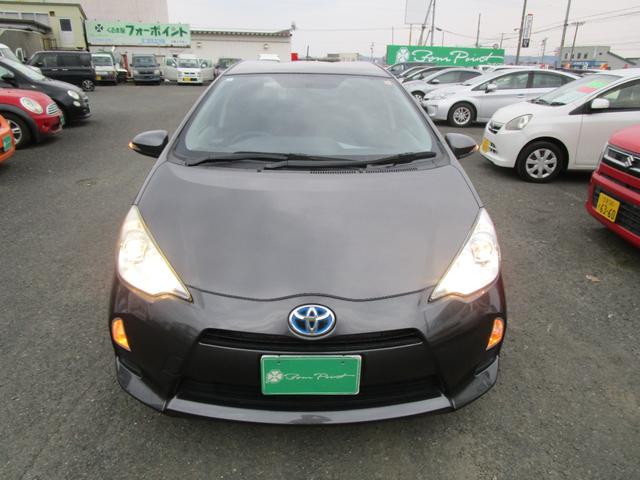 アクア S SDナビ&ワンセグTV DVD&CD Bluetooth スマートキー Eスターター アイドリングストップ プッシュスタート ETC オートライト トラクションコントロール(2枚目)