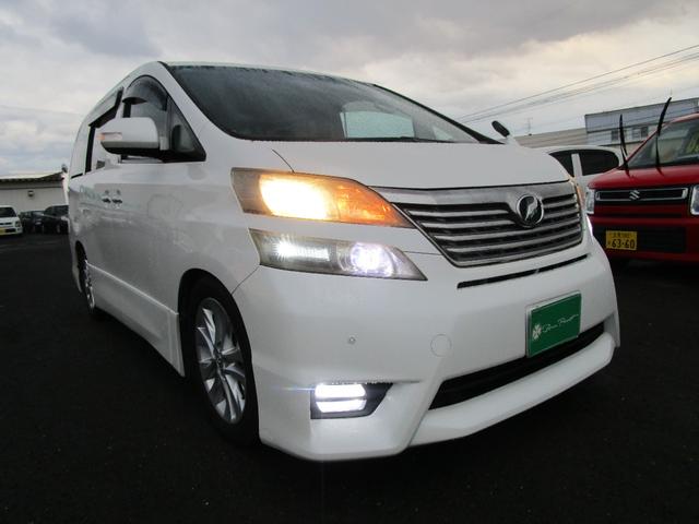 ヴェルファイア ２．４Ｚ　４ＷＤ　左右パワースライドドア　ＳＤナビ　フルセグＴＶ　ＤＶＤ＆ＣＤ　Ｂｌｕｅｔｏｏｔｈ　フィリップダウンモニター　Ｅスターター　スマートキー　ＥＴＣ　ローダウン　オートライト（3枚目）