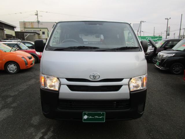 ハイエースバン ロングＤＸ　２．８Ｌディーゼルターボ　９人乗り　プリクラッシュセーフティ　ＳＤナビ＆フルセグＴＶ　ＤＶＤ＆ＣＤ　Ｂｌｕｅｔｏｏｔｈ　バックカメラ　オートライト　リヤヒーター　オートライト　キーレス（2枚目）