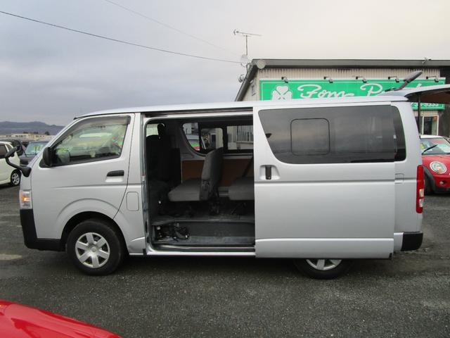 ハイエースバン ロングＤＸ　２．８Ｌディーゼルターボ　９人乗り　プリクラッシュセーフティ　ＳＤナビ＆フルセグＴＶ　ＤＶＤ＆ＣＤ　Ｂｌｕｅｔｏｏｔｈ　バックカメラ　オートライト　リヤヒーター　オートライト　キーレス（7枚目）