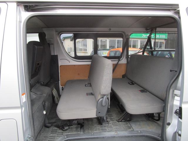 ハイエースバン ロングＤＸ　２．８Ｌディーゼルターボ　９人乗り　プリクラッシュセーフティ　ＳＤナビ＆フルセグＴＶ　ＤＶＤ＆ＣＤ　Ｂｌｕｅｔｏｏｔｈ　バックカメラ　オートライト　リヤヒーター　オートライト　キーレス（15枚目）