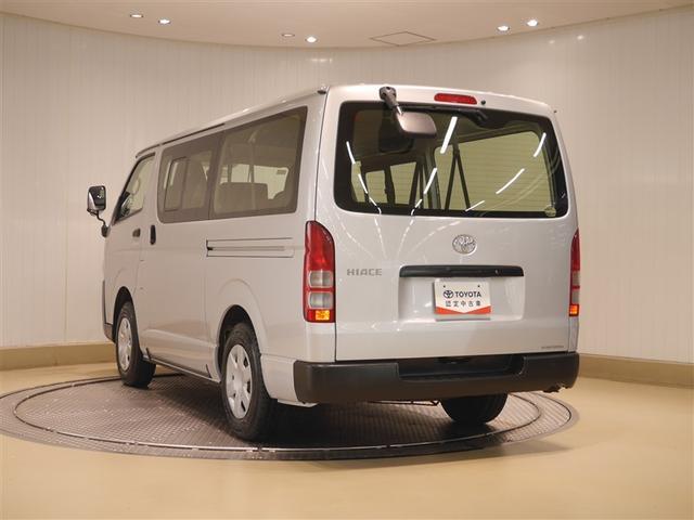 ハイエースバン ロングＤＸ　エアバック　フルタイム４ＷＤ　ベンチシート　Ｗエアコン　寒冷地　ＡＵＸ　ＥＴＣ付き　パワーウインドウ　キーレス　盗難防止装置　ＡＢＳ　パワーステアリング　３列シート　マニュアルエアコン（3枚目）