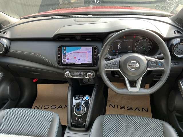 キックス １．２　Ｘ　（ｅ－ＰＯＷＥＲ）　９インチナビ　プロパイロット　夏冬タイヤ　ナビ＆ＴＶ　寒冷地仕様　ワンオ－ナ－車　追従クルコン　スマートキー　ＬＥＤヘッド　レーンアシスト　パワーステアリング　盗難防止システム　ドライブレコーダー　整備記録簿有　メモリーナビ　サイドエアバッグ（16枚目）