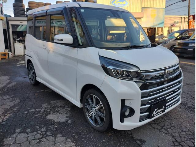 eKスペースカスタム カスタムT セーフティプラスエディション 4WD・車検整備付・CVT・BT付OPナビTV・全方位カメラ・キーフリー・ステアSW・ターボ・LEDライト・エアロ・両側PSD・純正AW新冬タイヤ・I-STOP・EMブレーキ・シートヒーター・クルコン(6枚目)