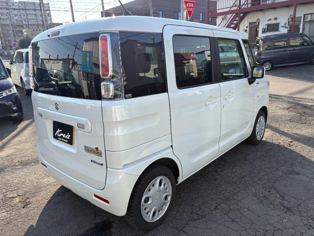 スペーシア ハイブリッドＧ　４ＷＤ・フル装備・ＣＶＴ・Ｉ－ＳＴＯＰ・ＣＤオーディオ・Ｄ側シートヒーター・１４ＡＷ付夏タイヤ・１４ＳＷ付冬タイヤ・パーキングセンサー・デュアルセンサーブレーキサポート・車線逸脱警報システム（7枚目）