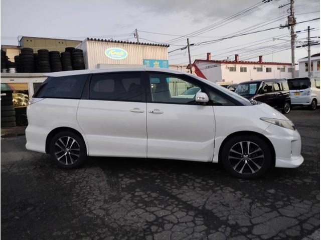 エスティマ アエラス　４ＷＤ・車検整備付・ＣＶＴ・ＢＴ付ナビＴＶ・全方位カメラ・ＡＢＳ・ＥＴＣ・クルコン・純正フルエアロ・ＴＲＤリップ・純正ＨＩＤ・両側ＰＳＤ・ＣＶＴ・Ｒヒーター・純正１８ＡＷ付・Ｅスタ・８人乗（4枚目）