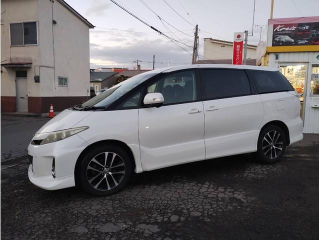 エスティマ アエラス　４ＷＤ・車検整備付・ＣＶＴ・ＢＴ付ナビＴＶ・全方位カメラ・ＡＢＳ・ＥＴＣ・クルコン・純正フルエアロ・ＴＲＤリップ・純正ＨＩＤ・両側ＰＳＤ・ＣＶＴ・Ｒヒーター・純正１８ＡＷ付・Ｅスタ・８人乗（5枚目）